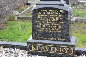 Keaveney John Gortaganny, Boyounagh